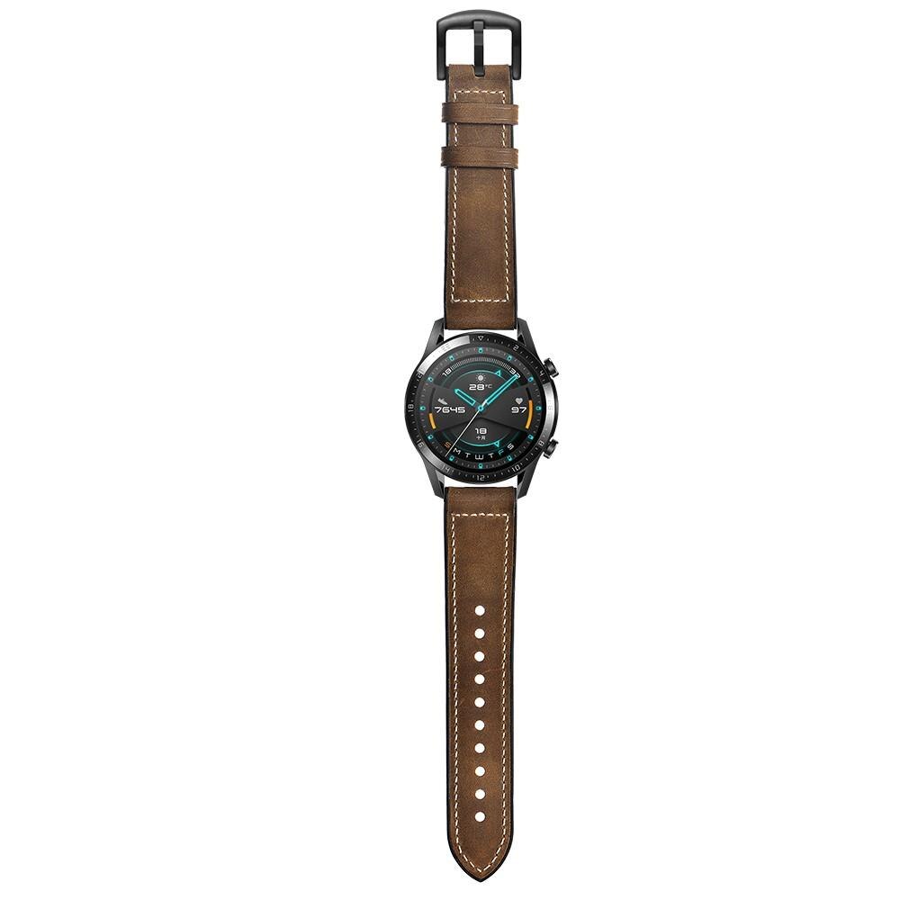 Huawei Watch GT 2 Pro/GT 2 46mm/GT 2e Premium Leren bandje Bruin