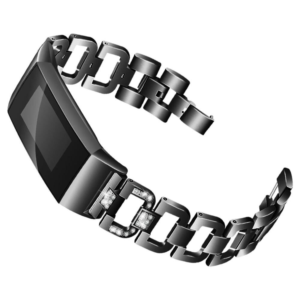 Fitbit Charge 3/4 Rhinestone Bracelet Zwart
