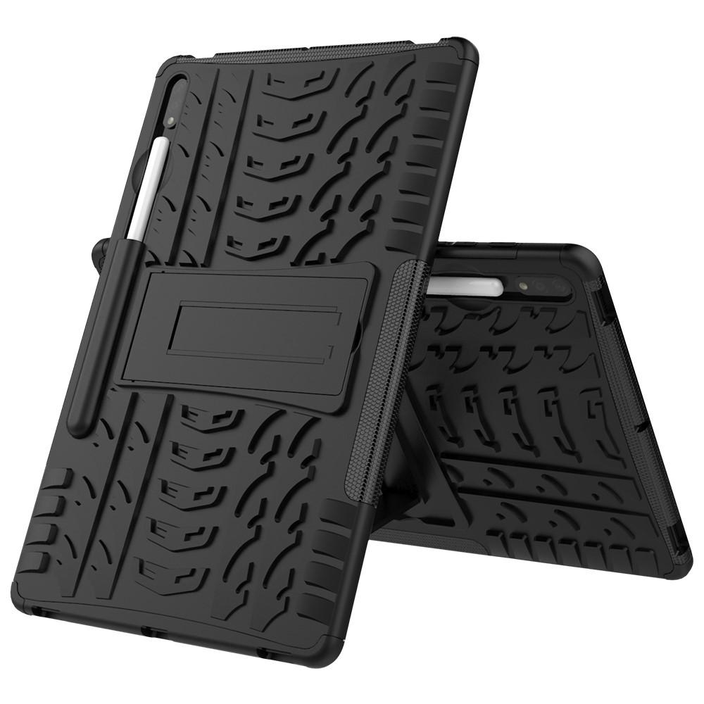 Samsung Galaxy Tab S7 Plus/S8 Plus 12.4 Rugged Case Zwart