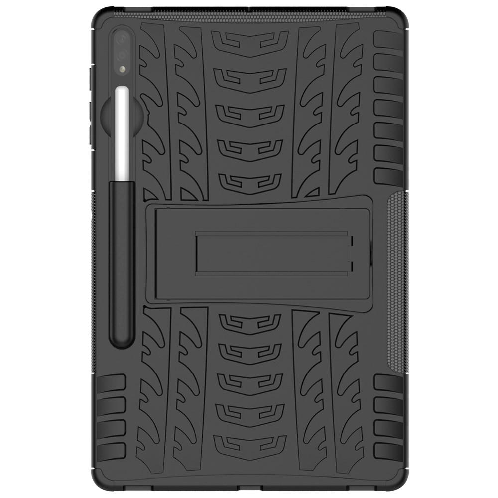 Samsung Galaxy Tab S7 Plus/S8 Plus 12.4 Rugged Case Zwart