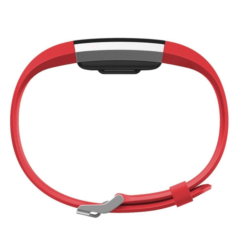 Fitbit Charge 2 Siliconen bandje Rood