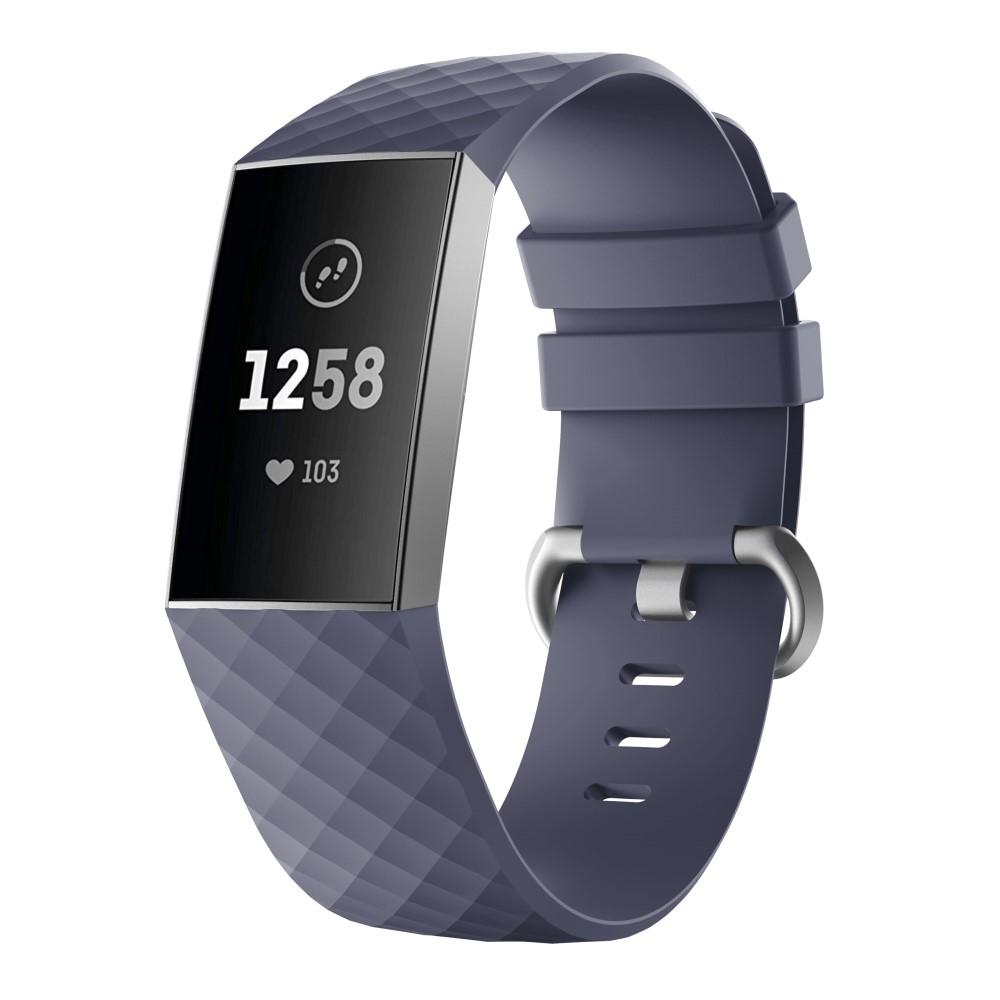 Fitbit Charge 3/4 Siliconen bandje Paars