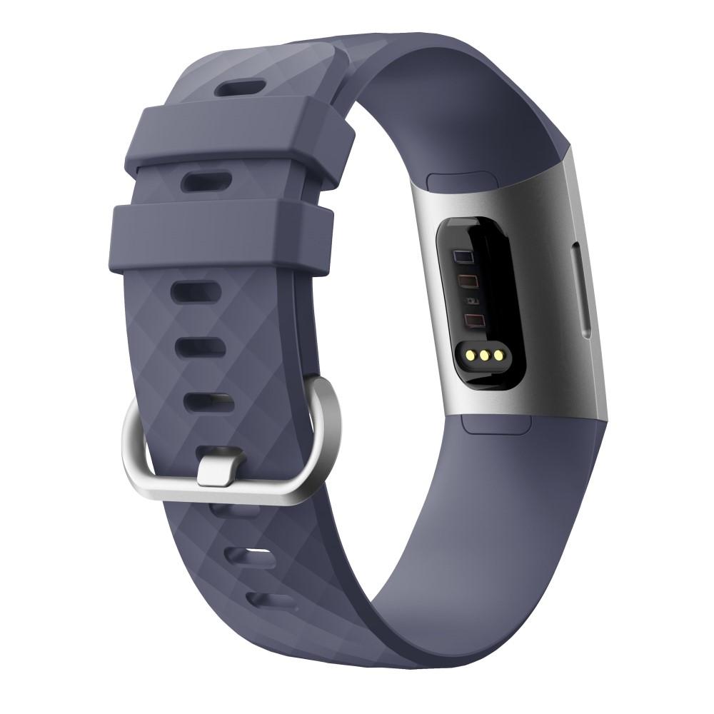 Fitbit Charge 3/4 Siliconen bandje Paars