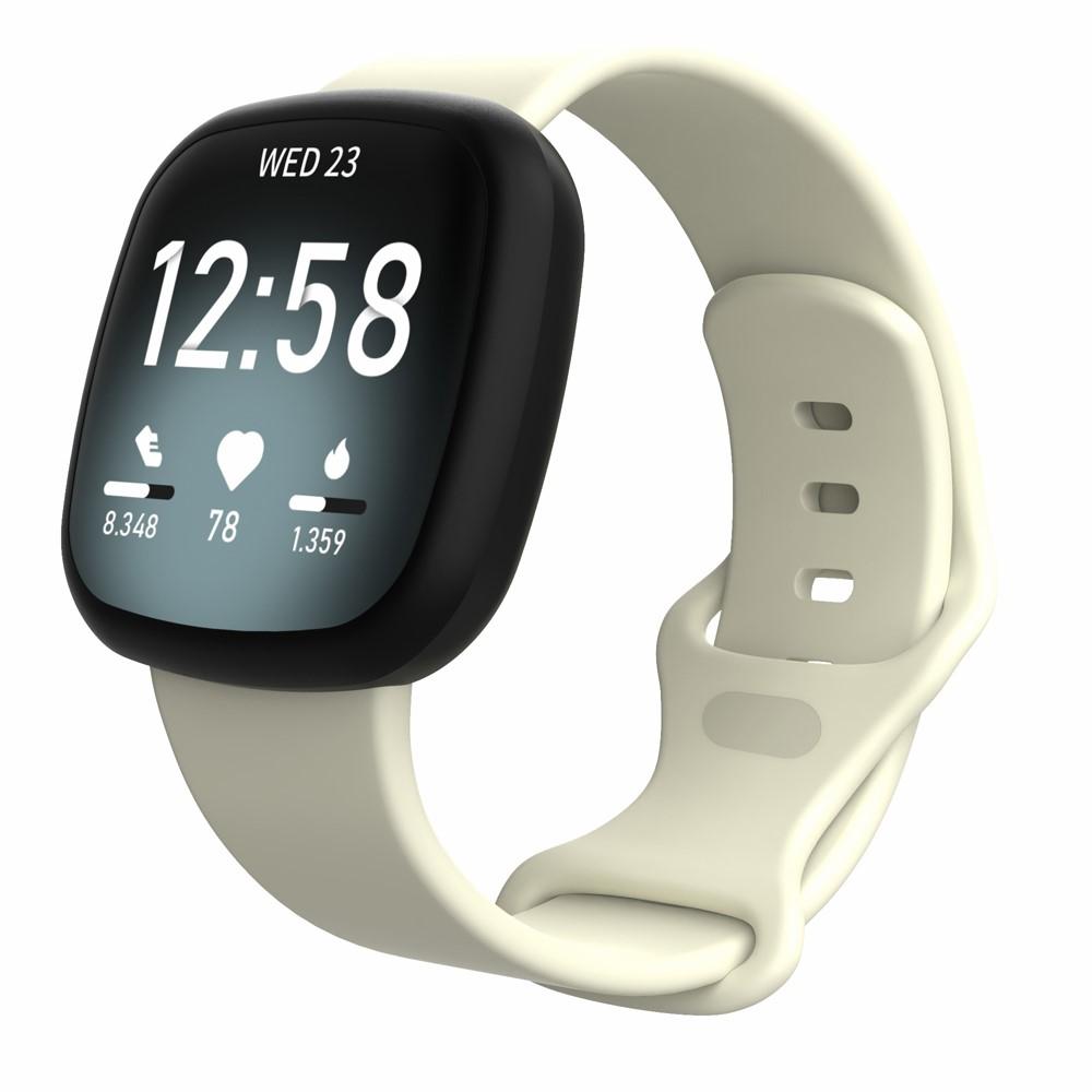 Fitbit Versa 3/Sense Siliconen bandje Beige