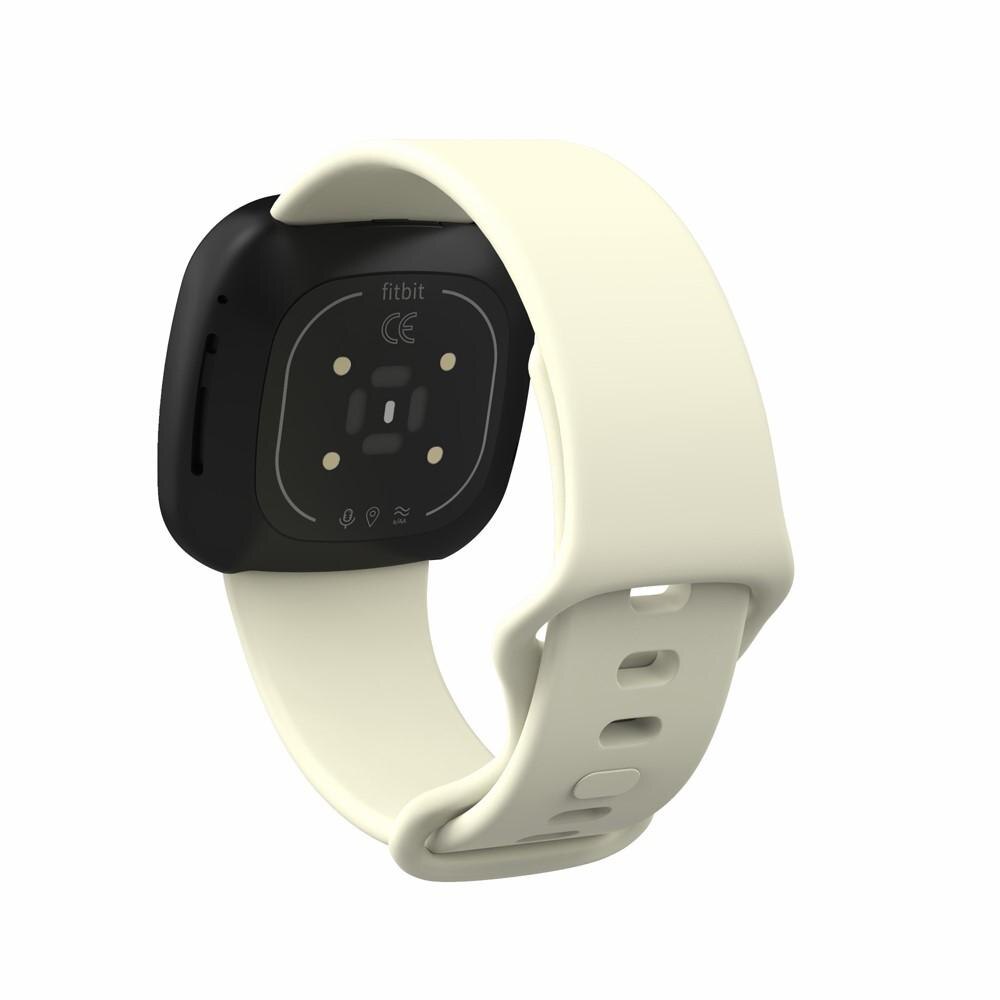 Fitbit Versa 3/Sense Siliconen bandje Beige