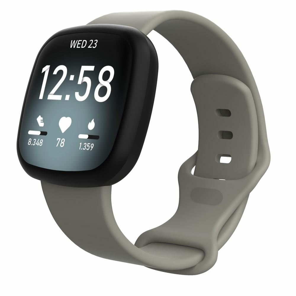 Fitbit Versa 3/Sense Siliconen bandje Grijs