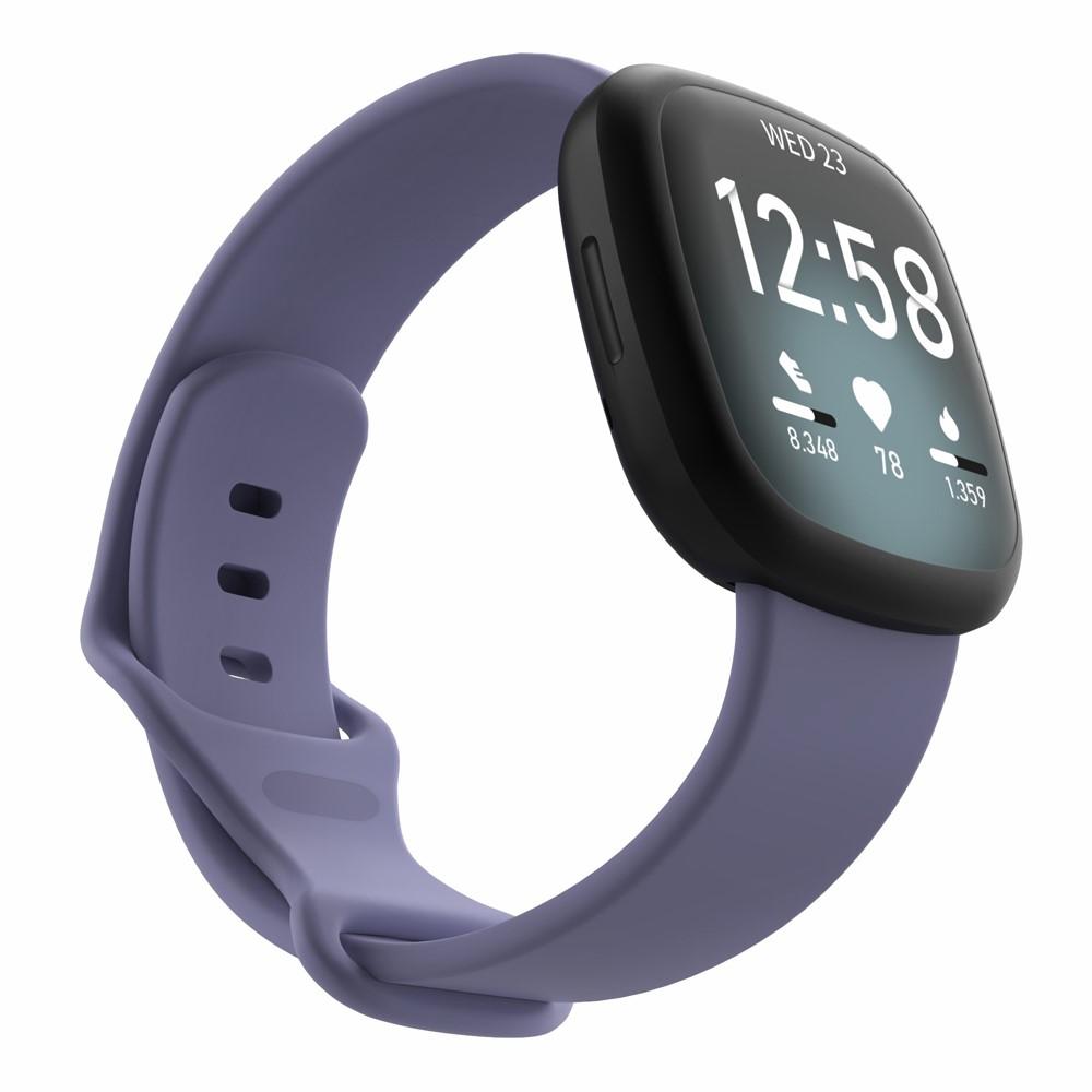 Fitbit Versa 3/Sense Siliconen bandje Purper