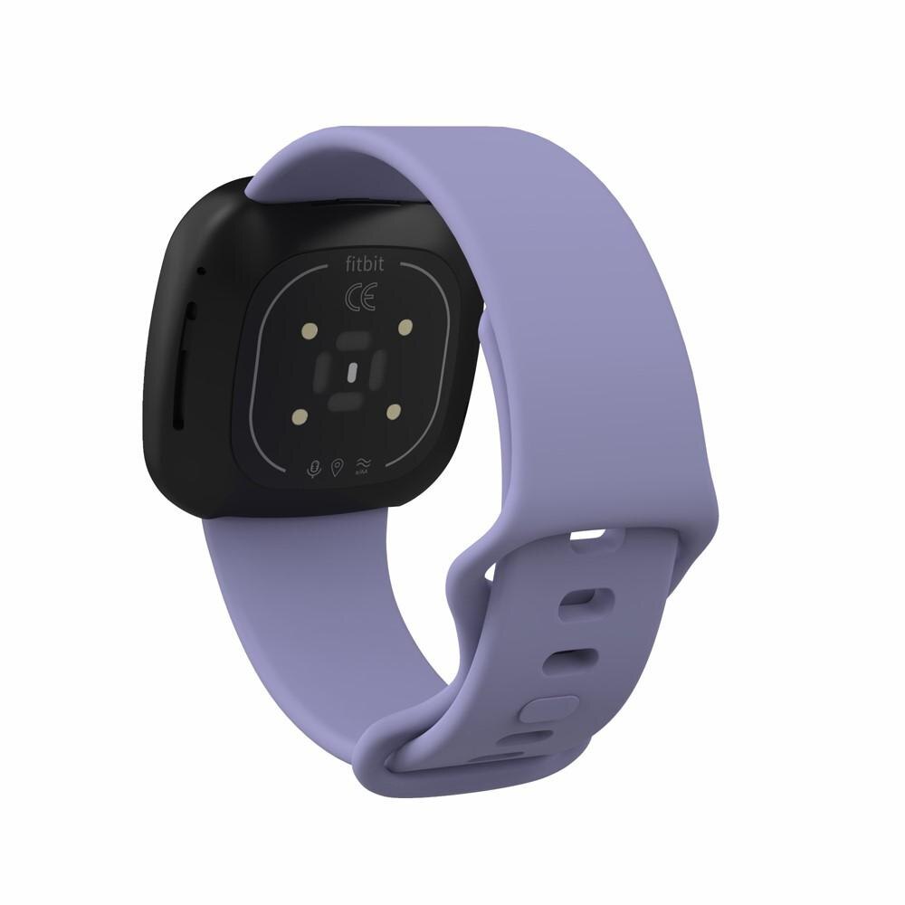 Fitbit Versa 3/Sense Siliconen bandje Purper