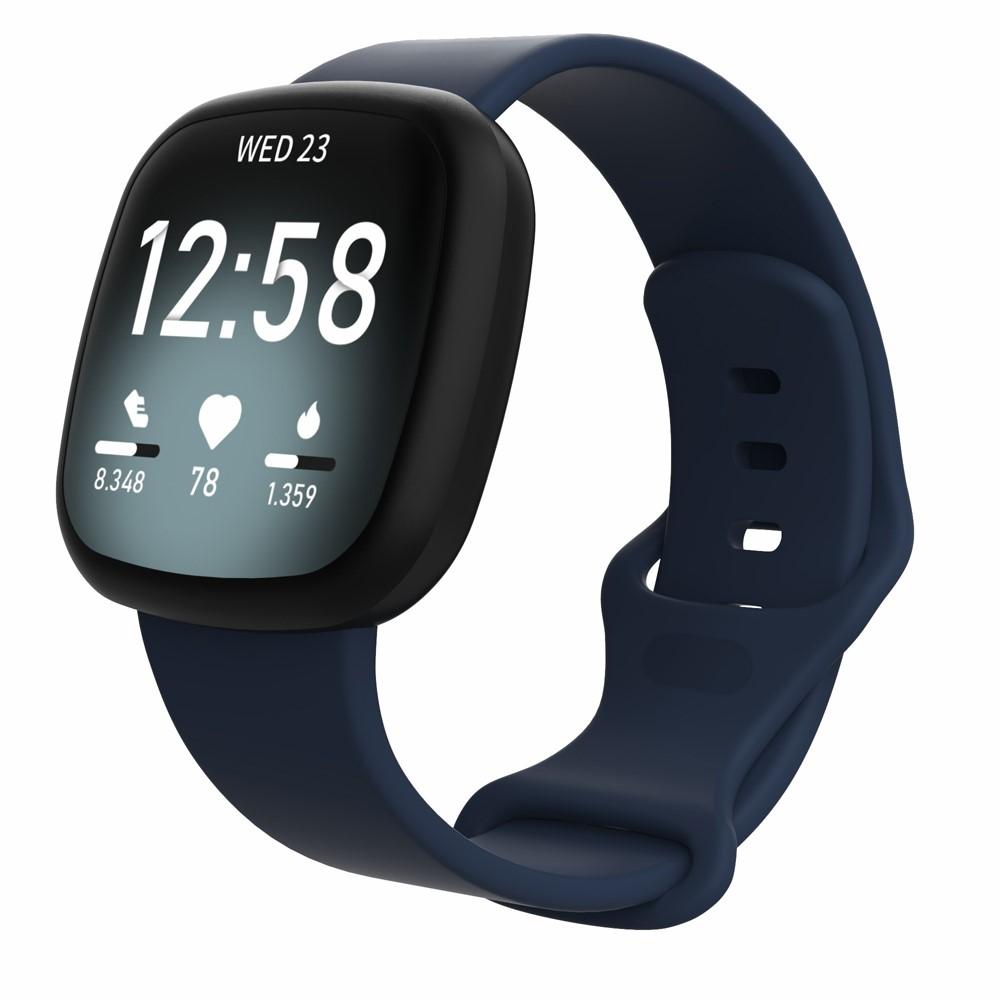 Fitbit Versa 3/Sense Siliconen bandje Blauw