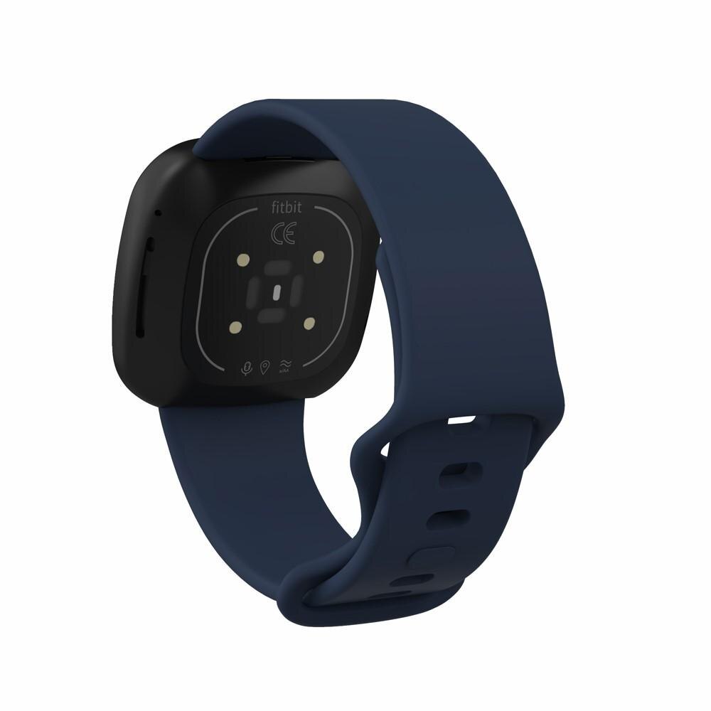 Fitbit Versa 3/Sense Siliconen bandje Blauw