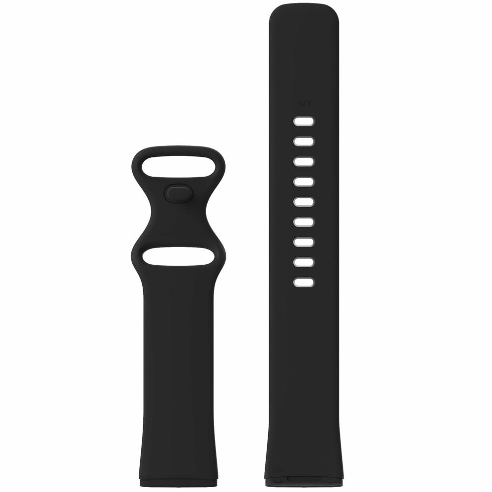 Fitbit Versa 3/Sense Siliconen bandje Zwart