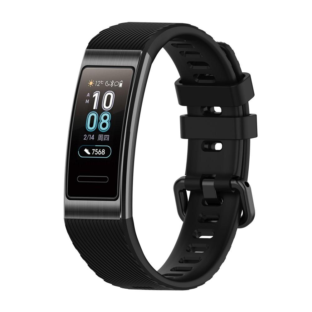 Huawei Band 3/3 Pro Siliconen bandje Zwart