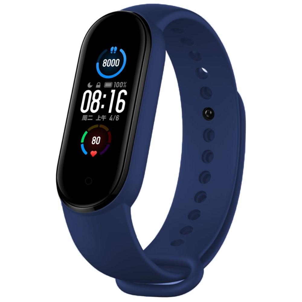 Xiaomi Mi Band 5/6 Siliconen bandje Blauw