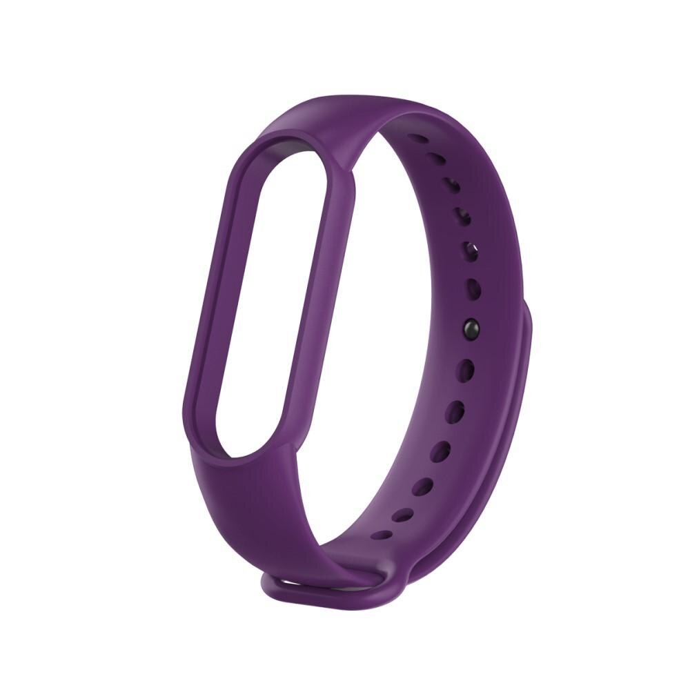 Xiaomi Mi Band 5/6 Siliconen bandje Paars