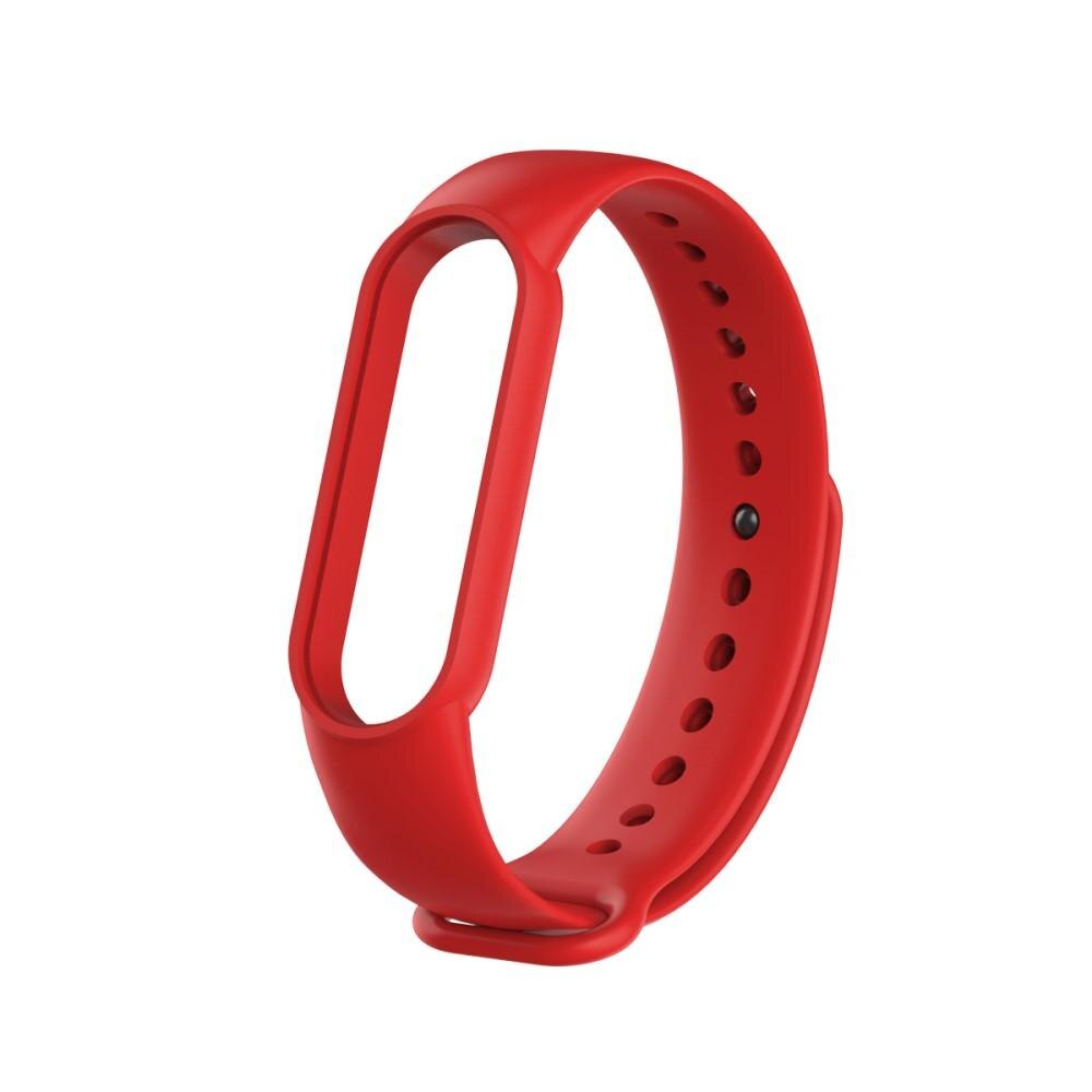 Xiaomi Mi Band 5/6 Siliconen bandje Rood