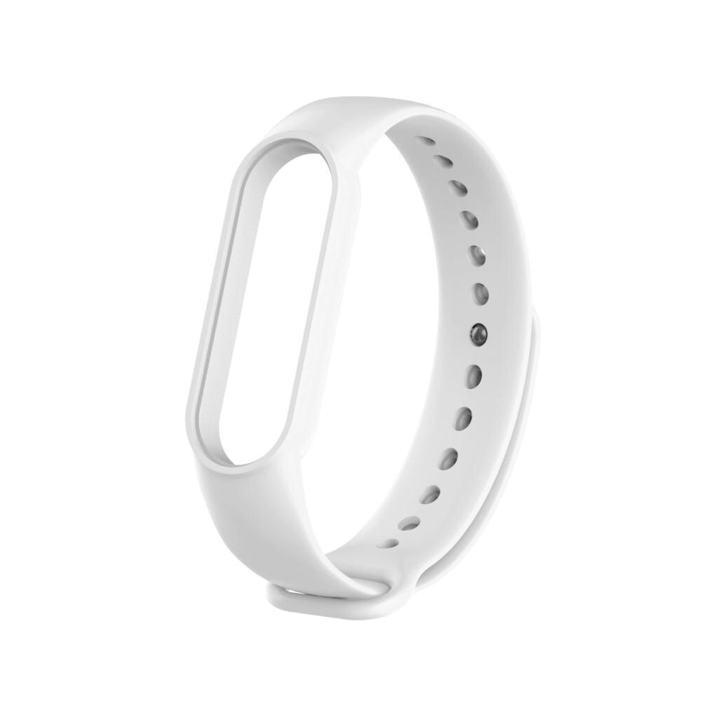  Mi Band 5/Mi Band 6 Siliconen bandje Wit