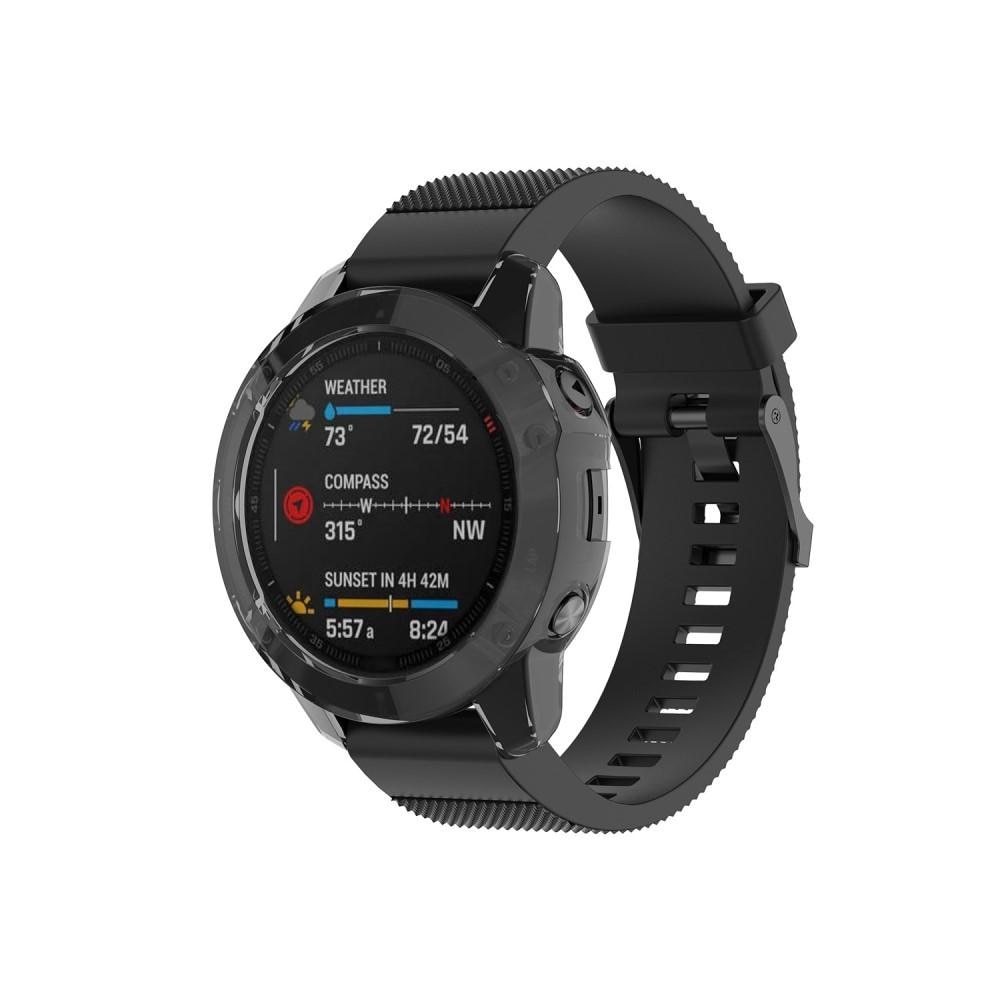 Garmin Fenix 6 Backcover hoesje Zwart