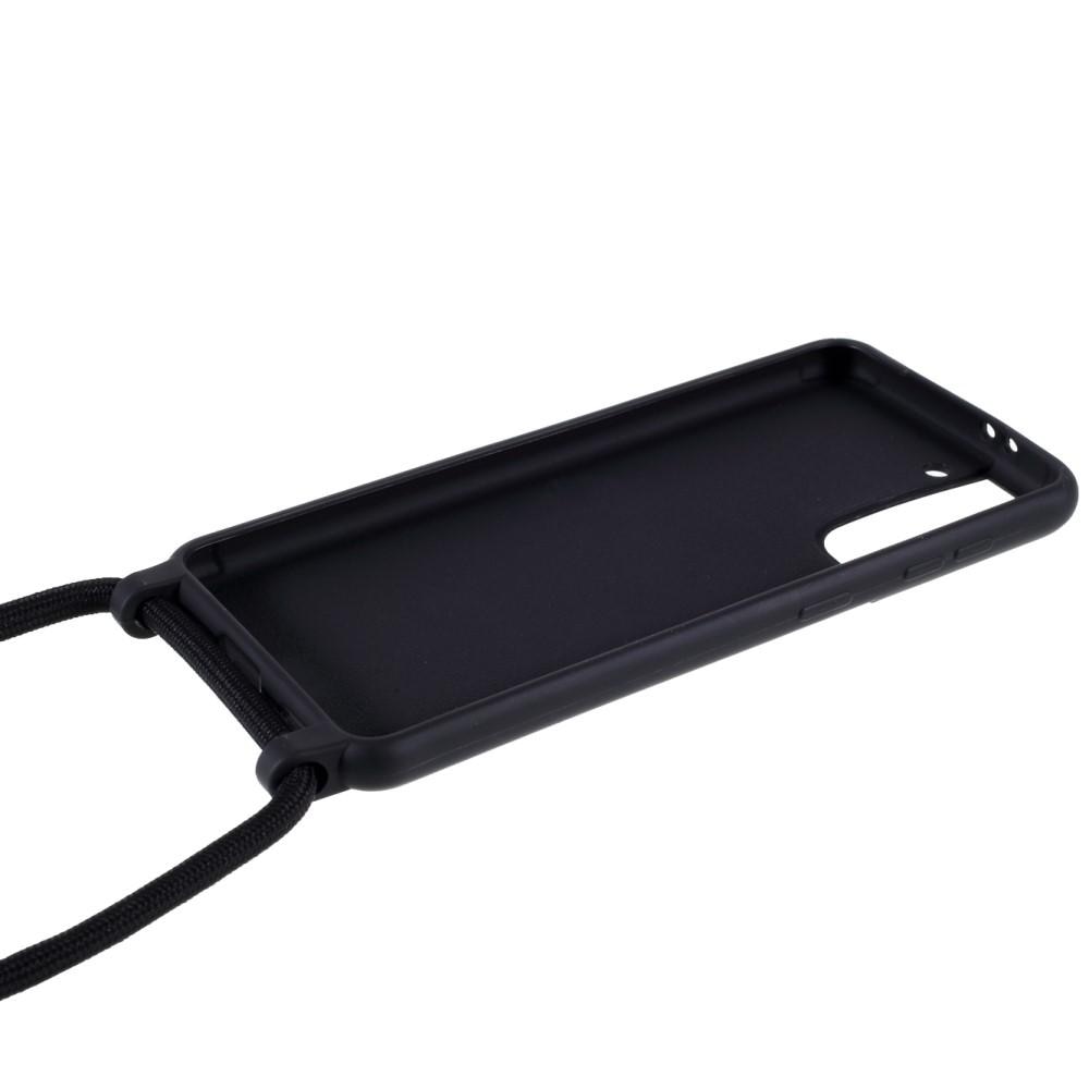 Samsung Galaxy S21 Hoesje Halsband Zwart