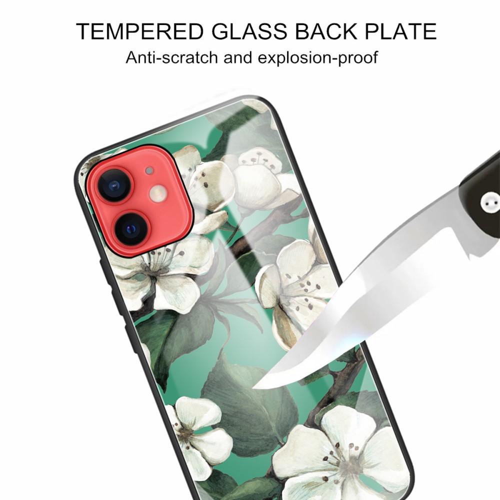 iPhone 11 Hoesje Gehard Glas Bloemen