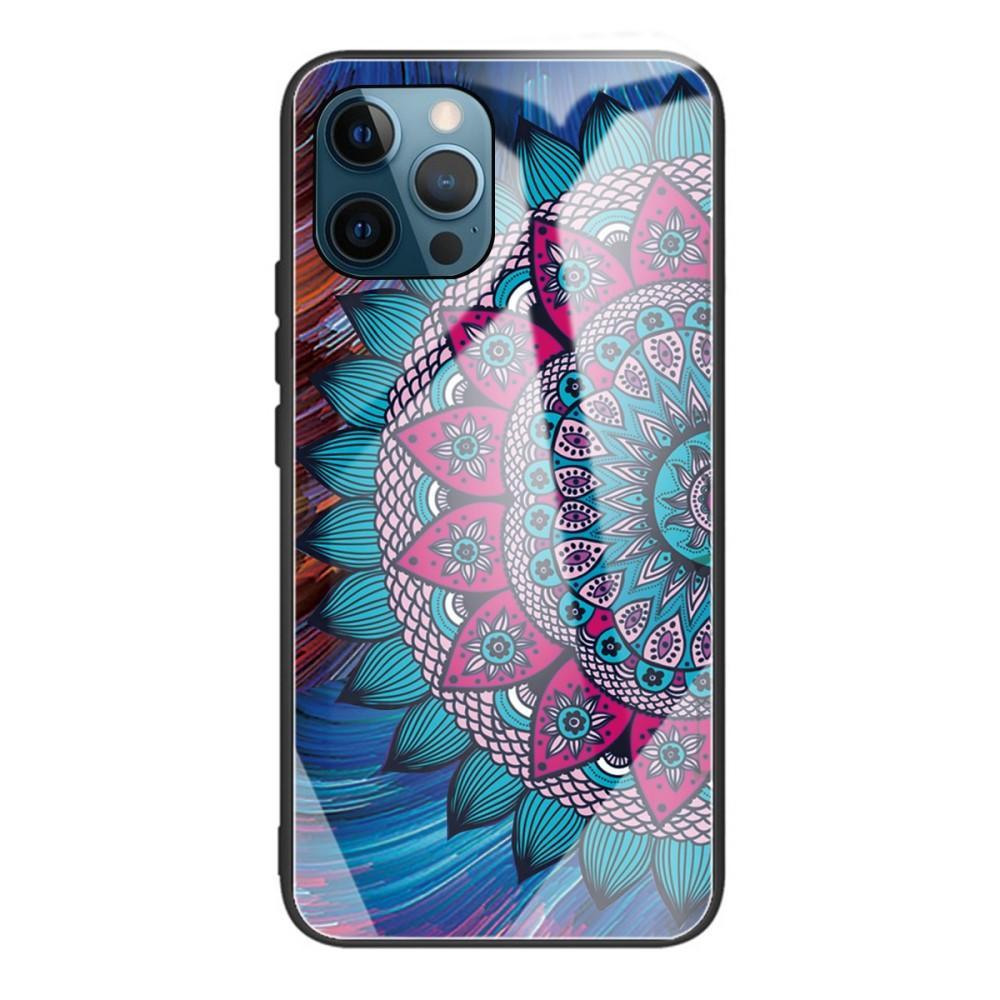 iPhone 12/12 Pro Hoesje Gehard Glas Mandala