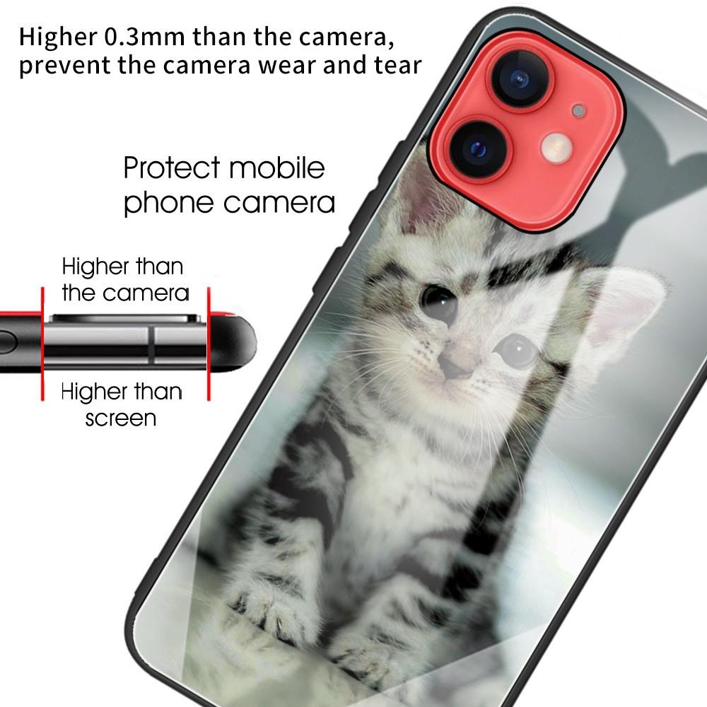 iPhone 12 Mini Hoesje Gehard Glas Katje