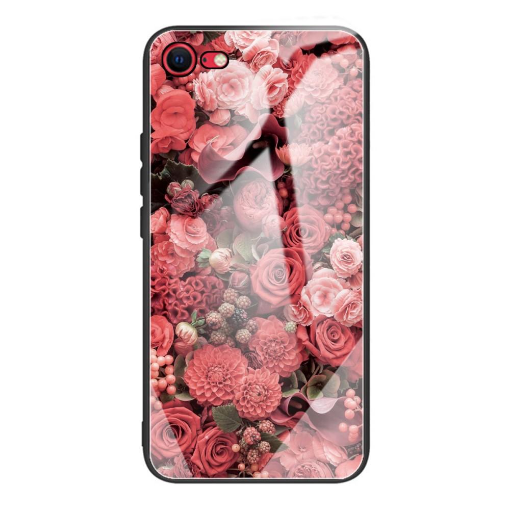 iPhone SE (2022) Hoesje Gehard Glas Rozen