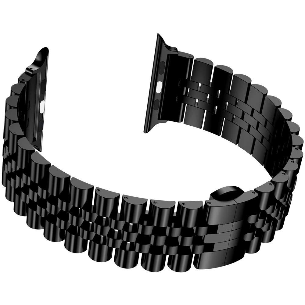 Apple Watch 41mm Series 8 Stainless Steel Bracelet Zwart