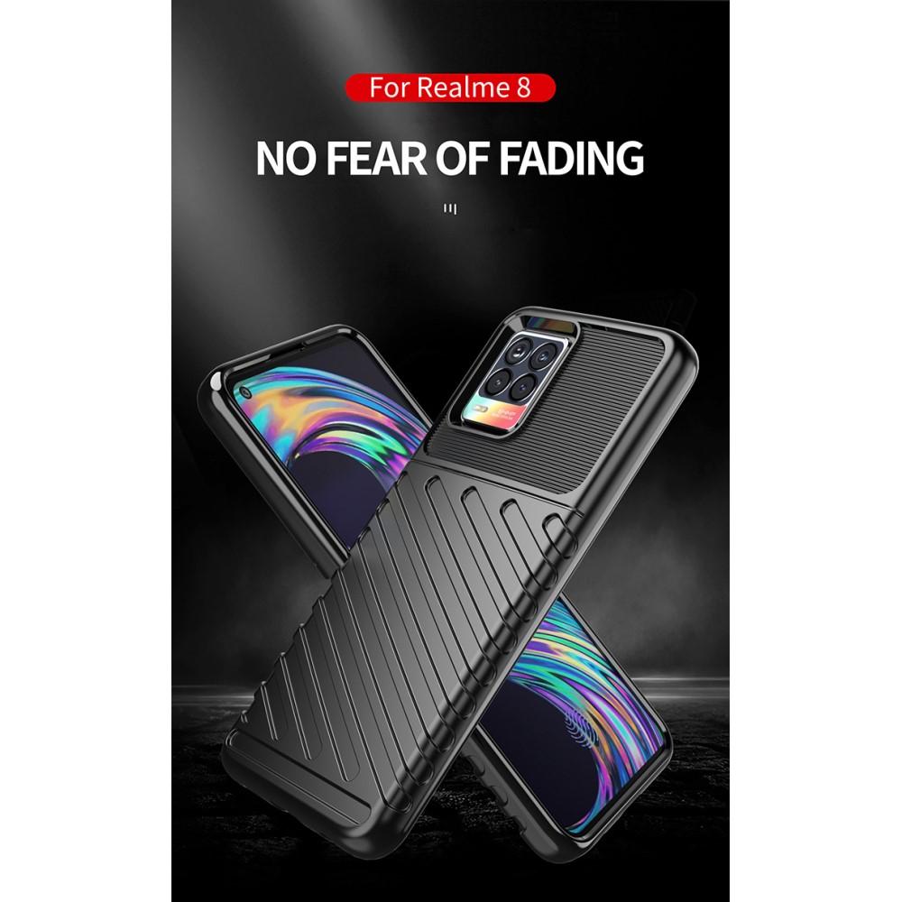 Realme 8/8 Pro Thunder TPU Case Zwart