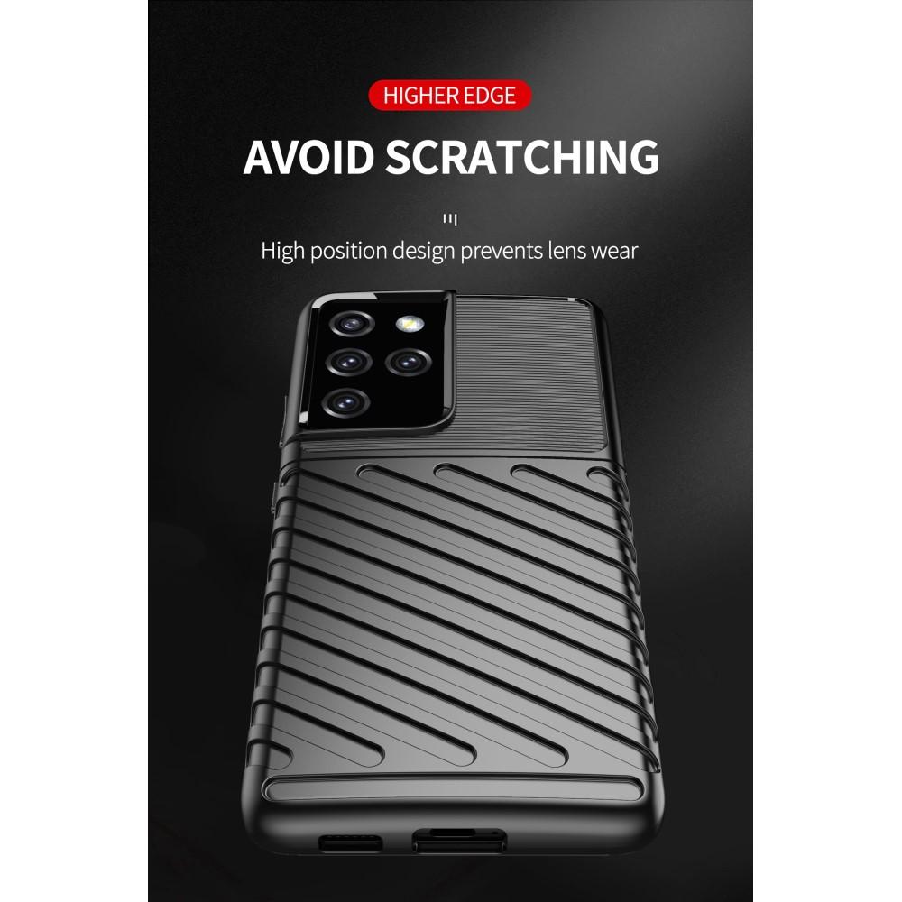 Samsung Galaxy S21 Ultra Thunder TPU Case Zwart