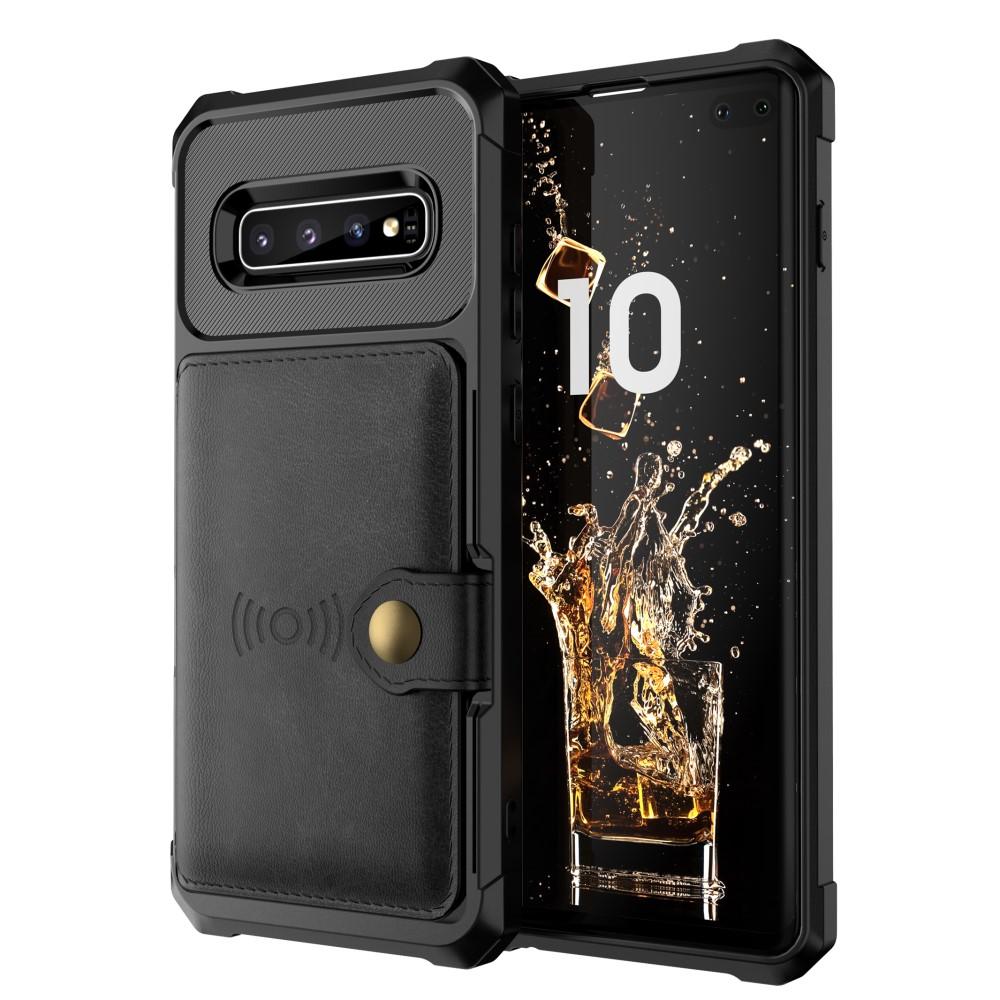 Samsung Galaxy S10 Plus Tough Multi-slot Case Zwart