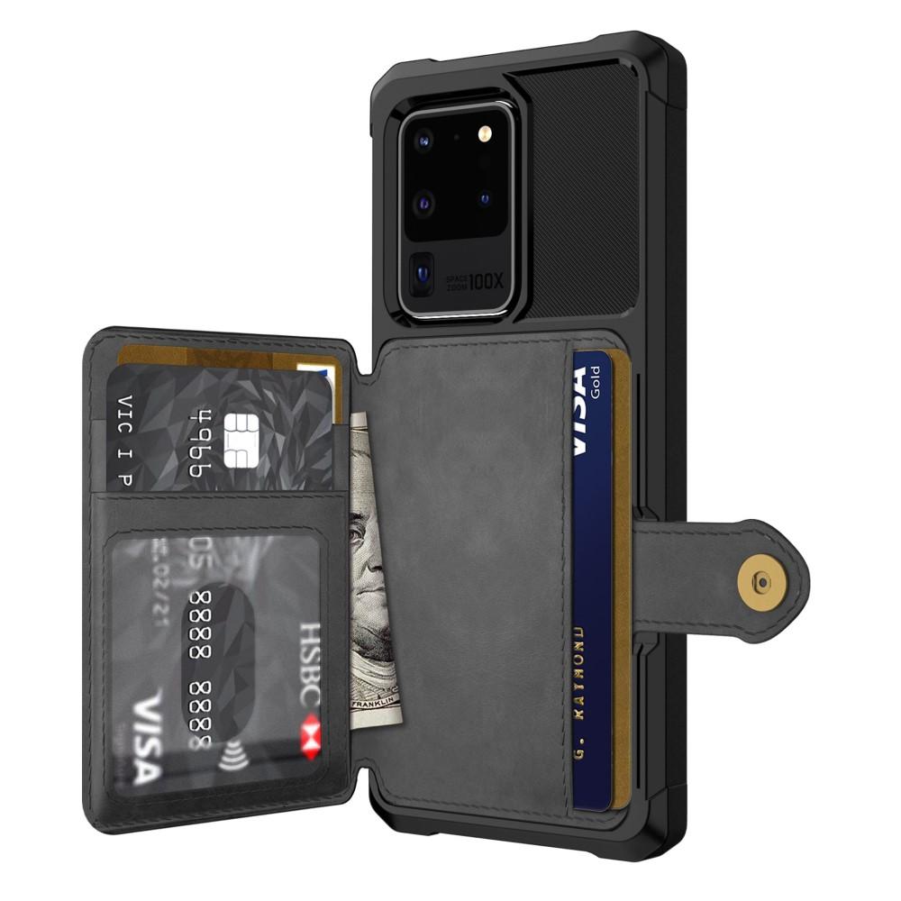 Samsung Galaxy S20 Ultra Tough Multi-slot Case Zwart