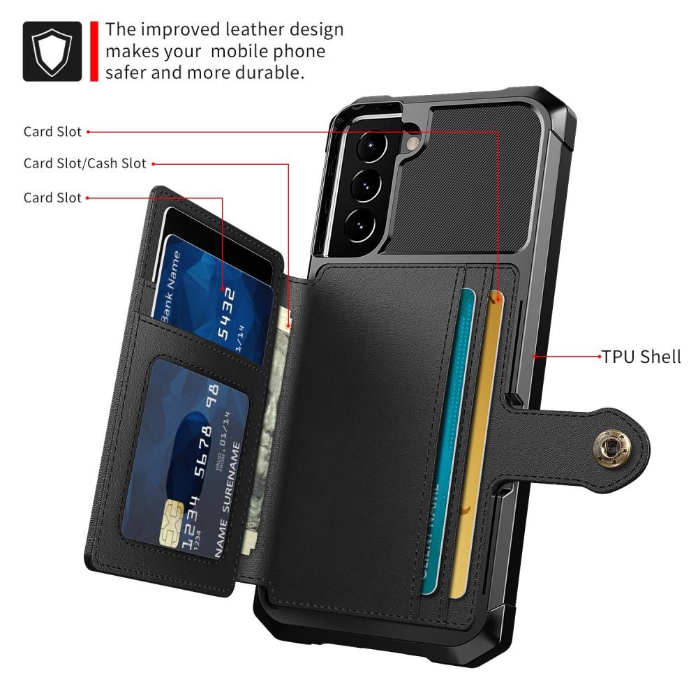 Samsung Galaxy S21 Plus Tough Multi-slot Case Zwart