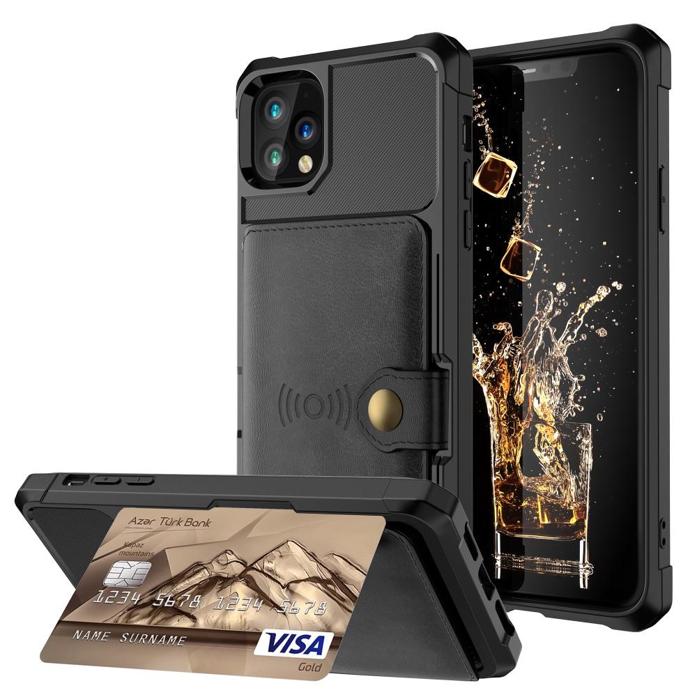 iPhone 11 Pro Max Tough Multi-slot Case Zwart