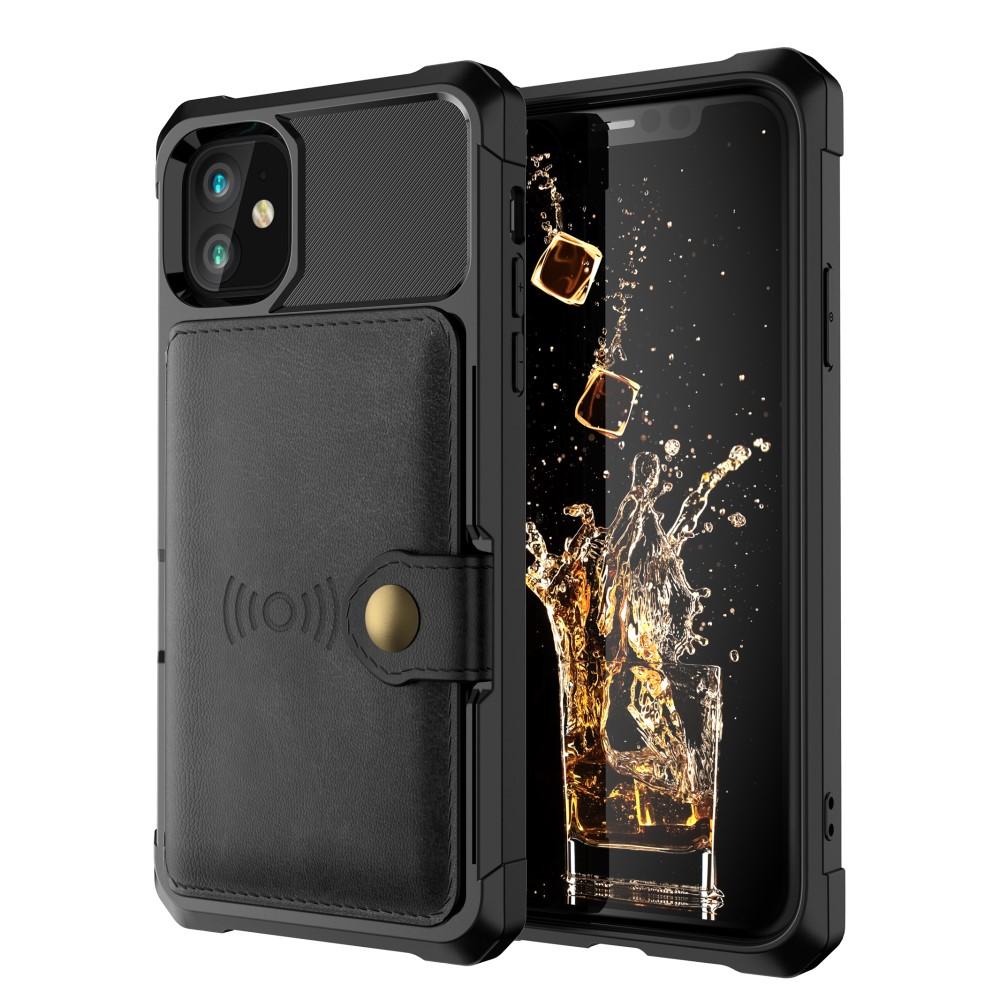 iPhone 11 Tough Multi-slot Case Zwart