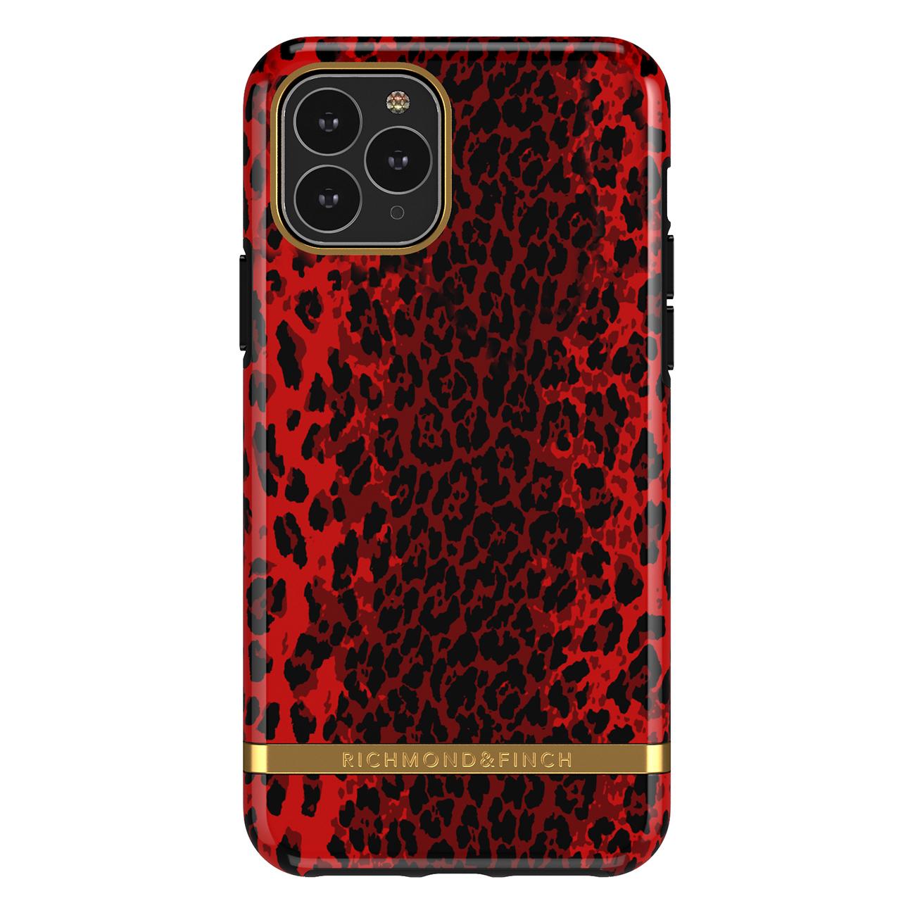 Backcover hoesje iPhone 11 Pro Rode luipaard