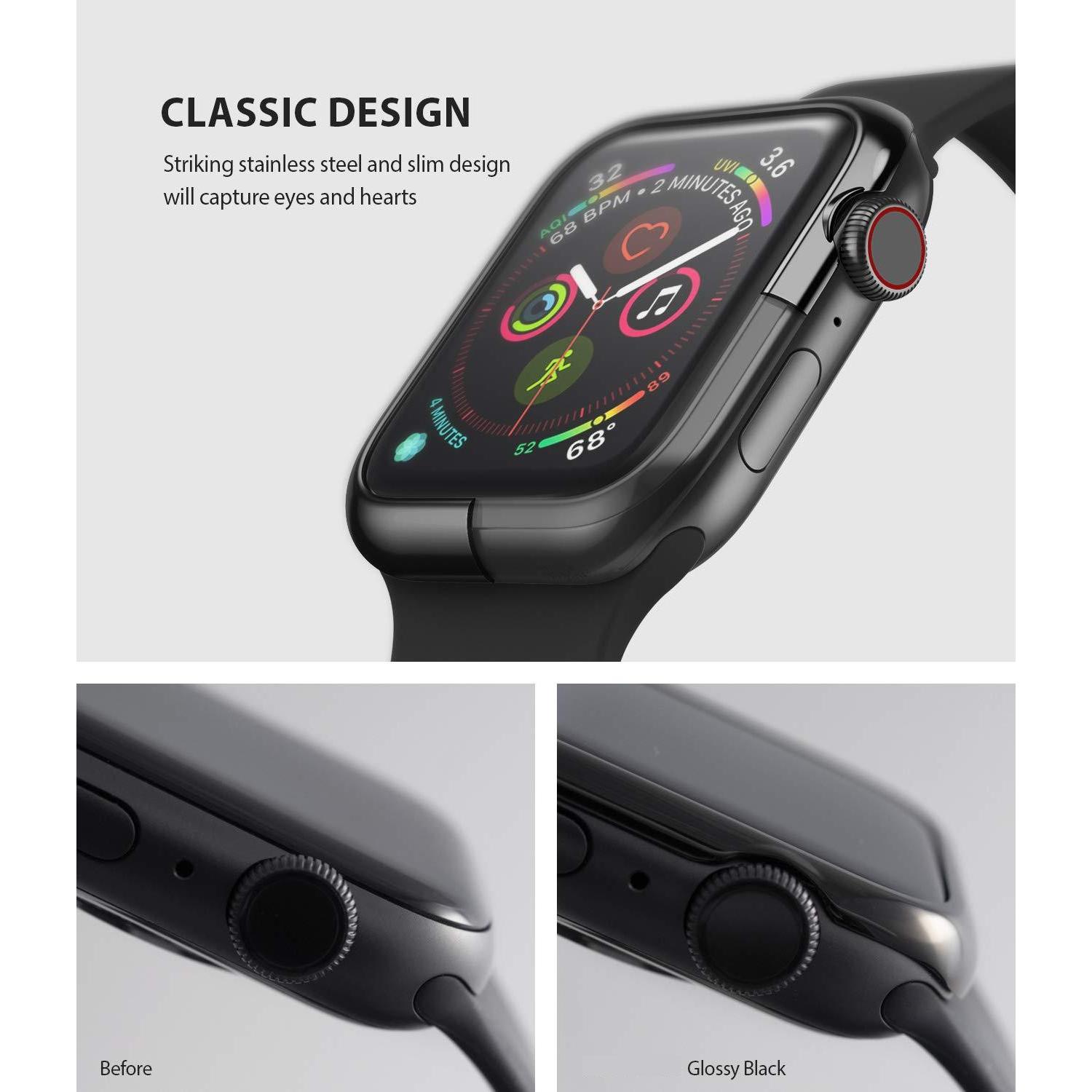 Bezel Styling Apple Watch SE 40mm Zwart