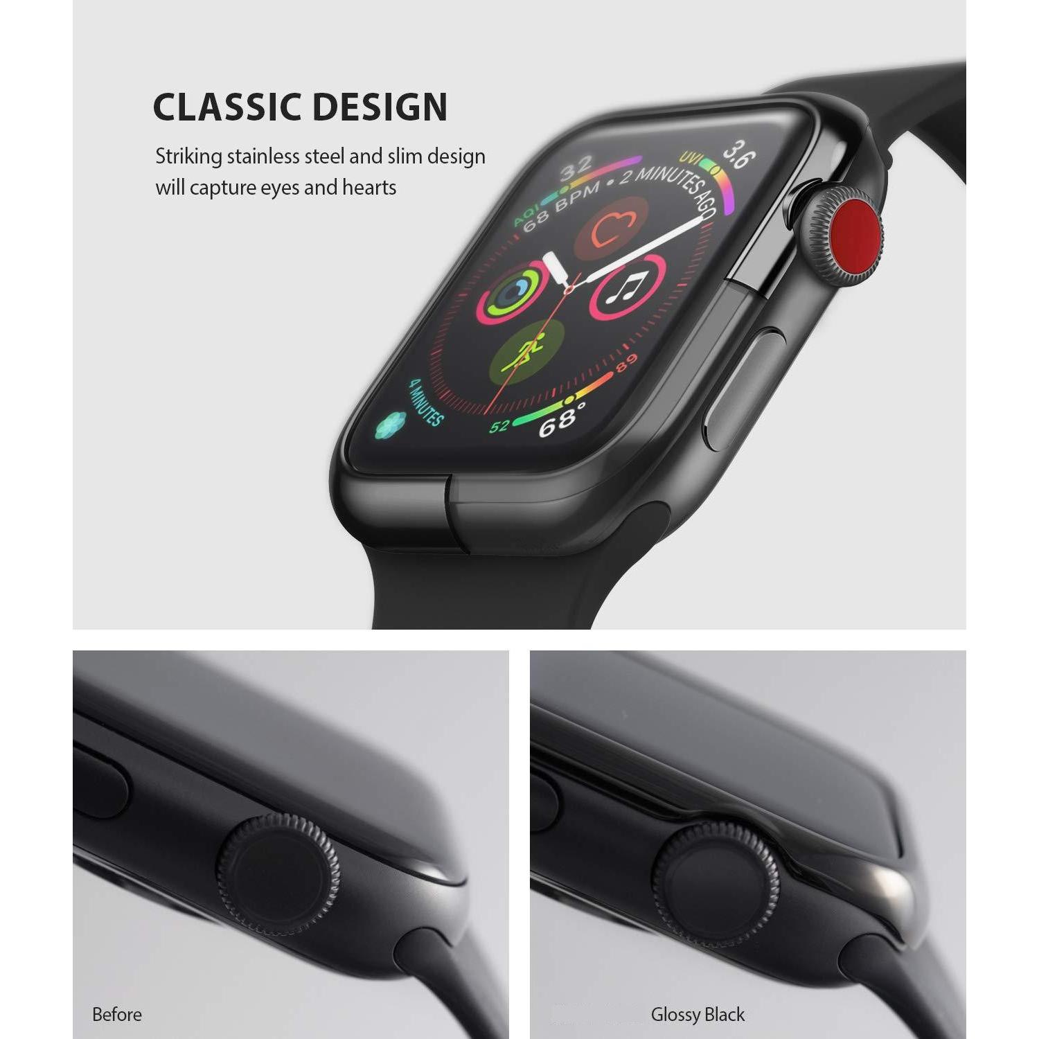 Bezel Styling Apple Watch 42mm Zwart