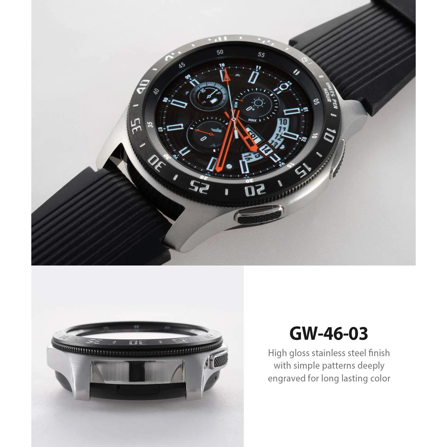 Bezel Styling Samsung Galaxy Watch 46mm Zwart