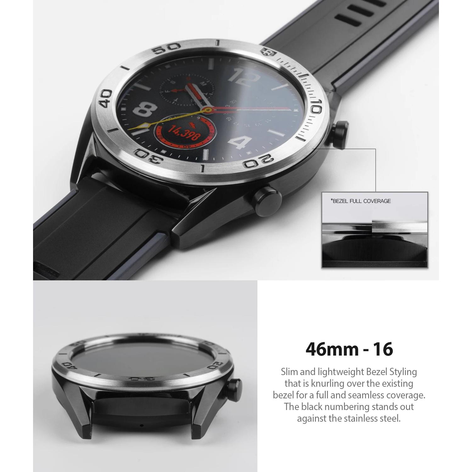 Bezel Styling Huawei Watch GT Zilver