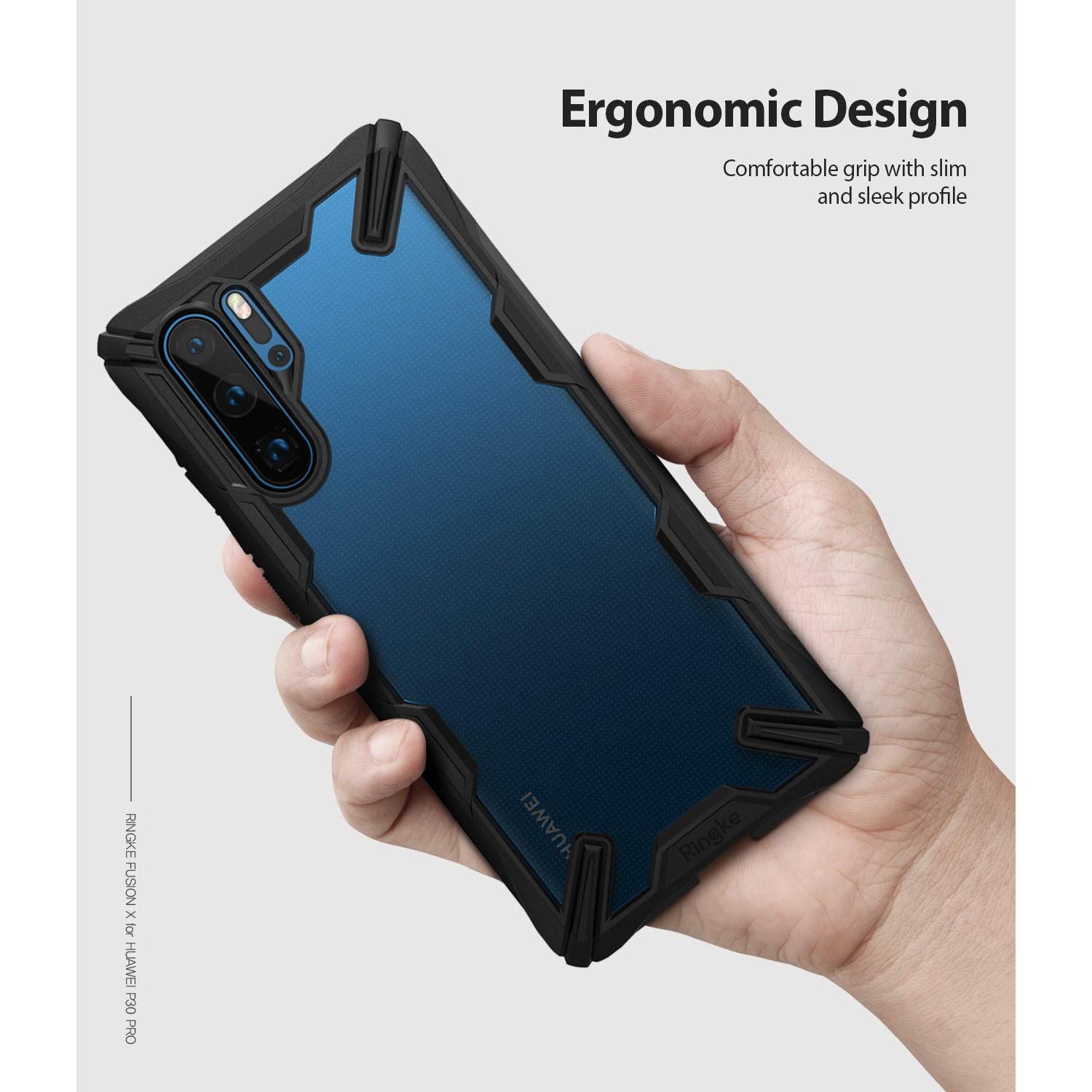 Fusion X Case Huawei P30 Pro Zwart