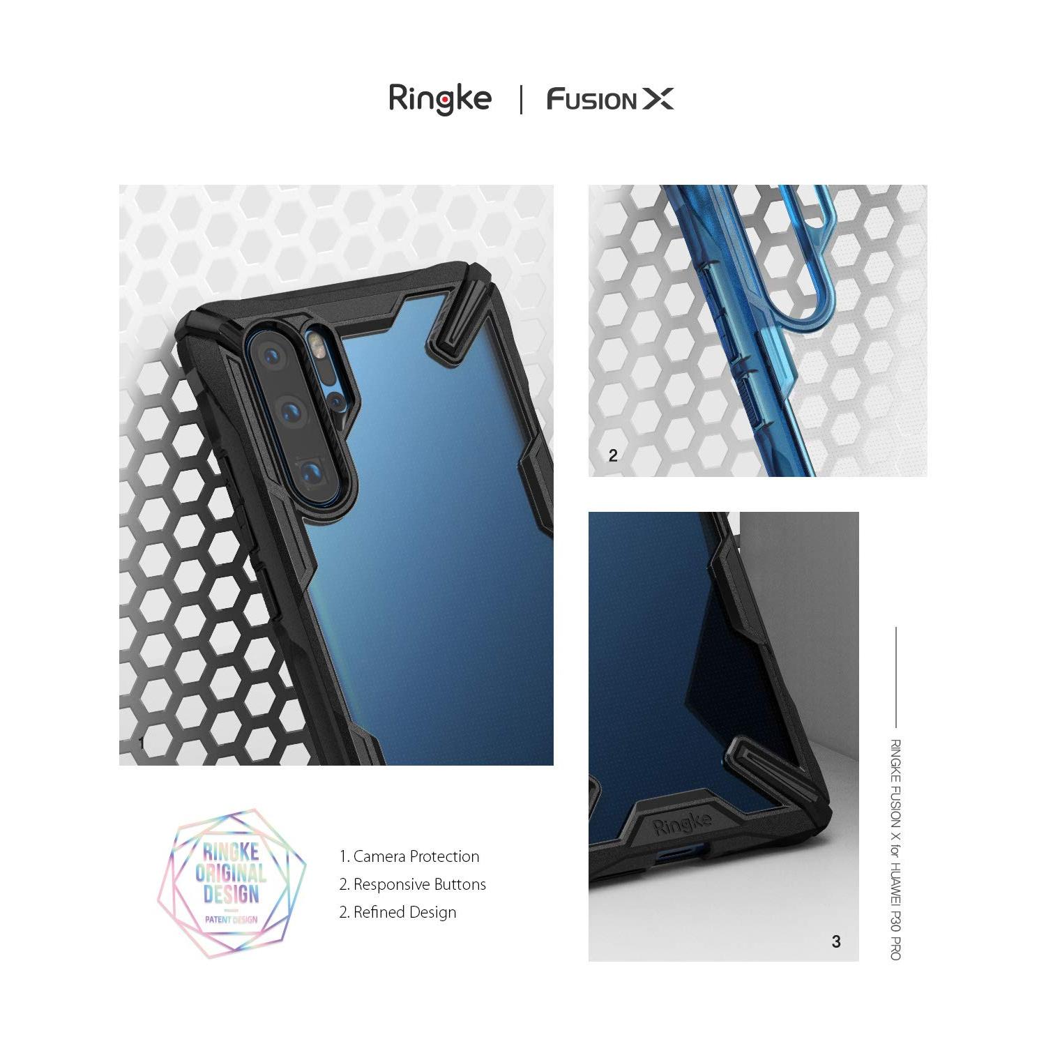 Fusion X Case Huawei P30 Pro Zwart