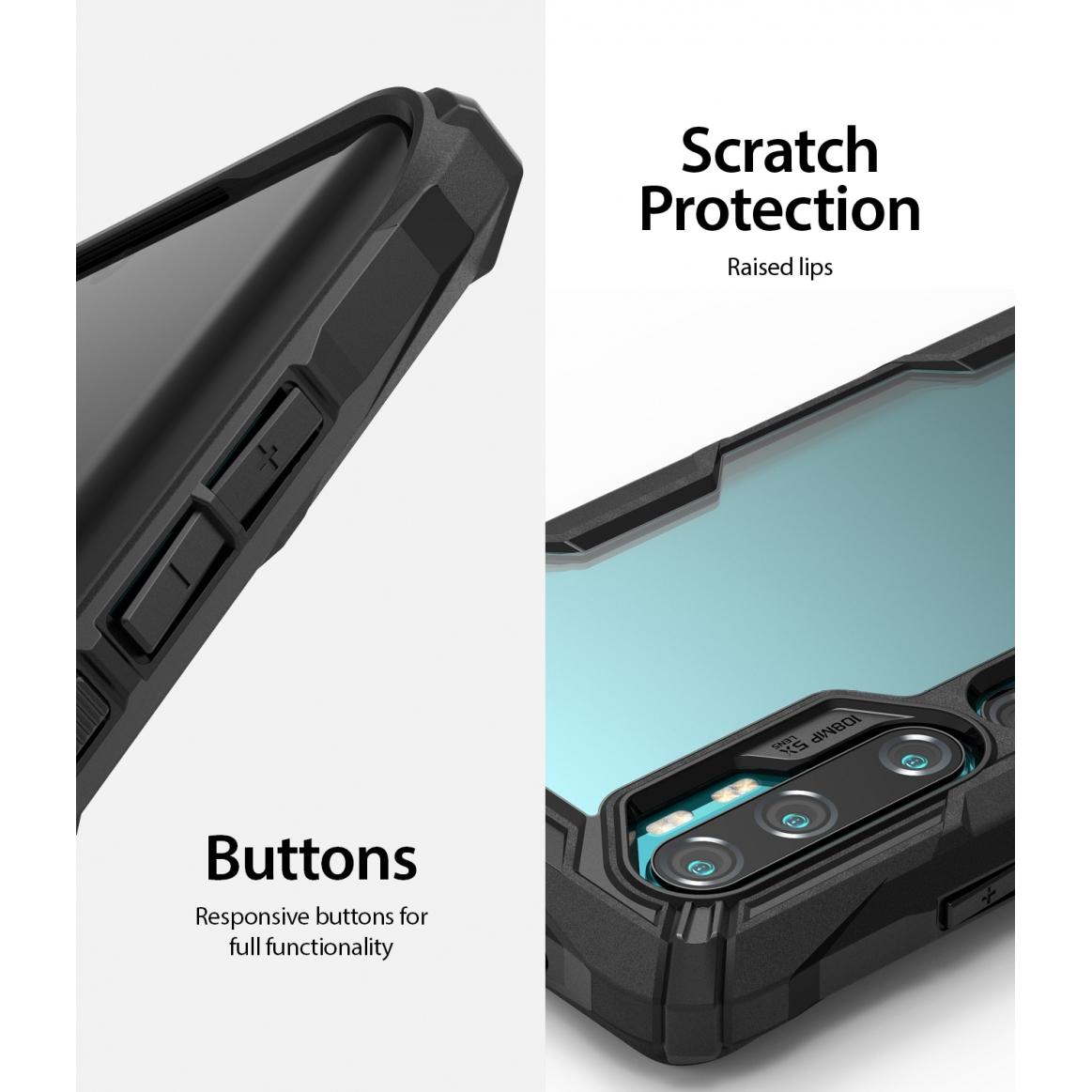 Fusion X Case Xiaomi Mi Note 10/10 Pro Zwart