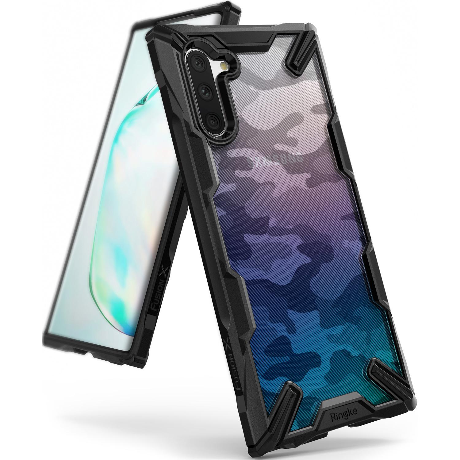 Fusion X Design Case Samsung Galaxy Note 10 Camo Black