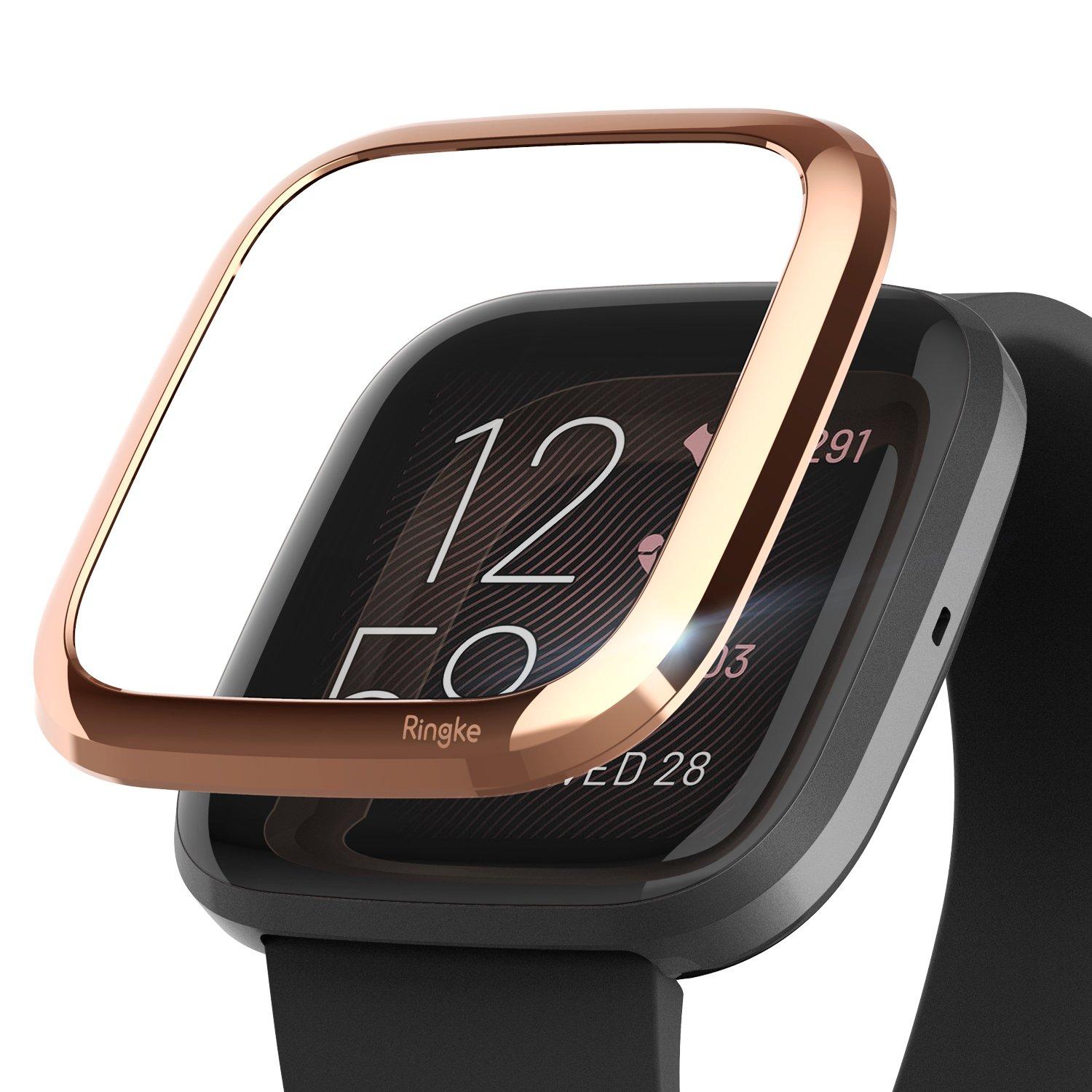 Bezel Styling Fitbit Versa 2 Glossy Rose