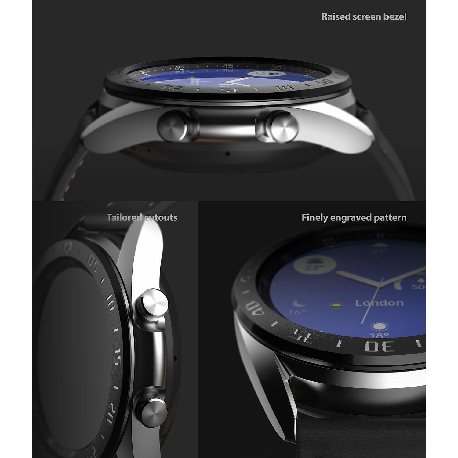 Bezel Styling Samsung Galaxy Watch 3 41mm Zwart