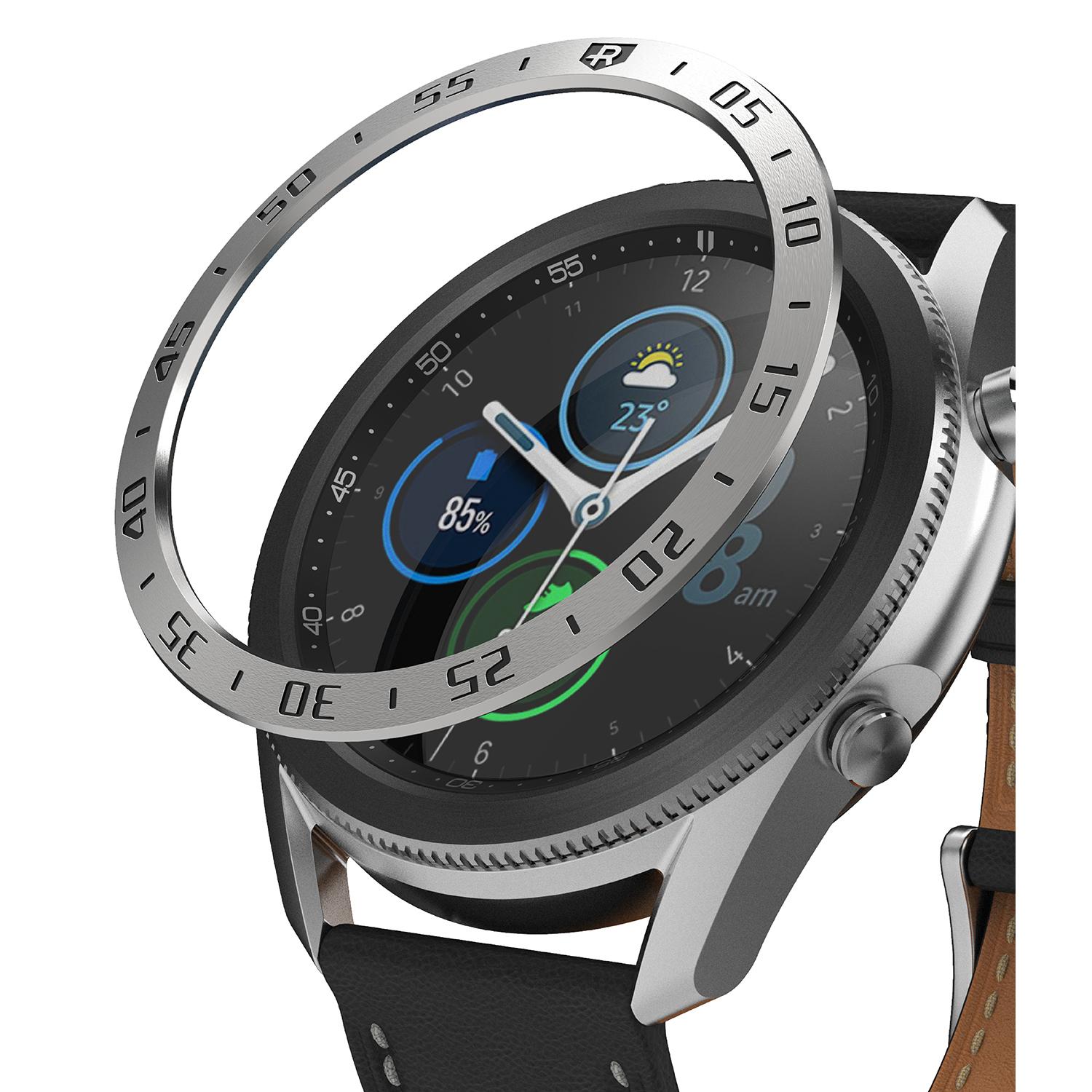 Bezel Styling Samsung Galaxy Watch 3 45mm Zilver