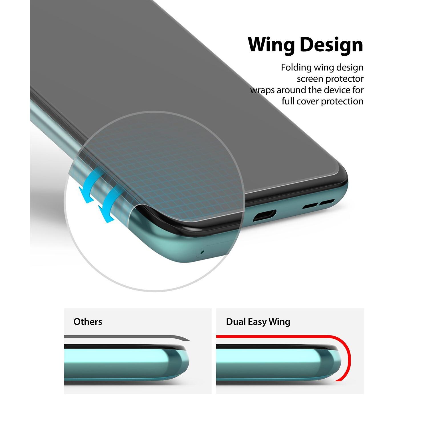 Dual Easy Wing Screen Protector (2-pack) OnePlus Nord