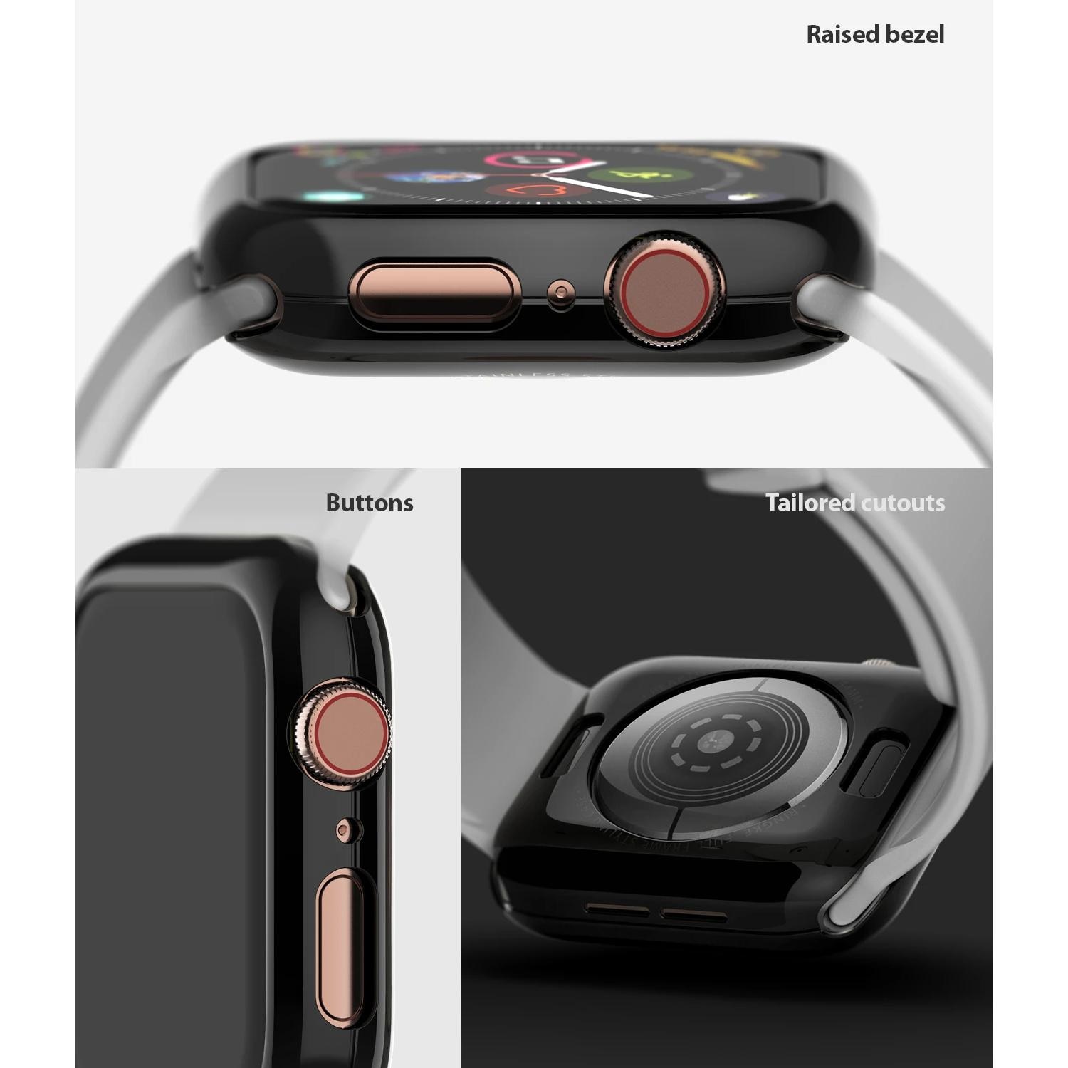 Full Frame Case Apple Watch 44mm Zwart