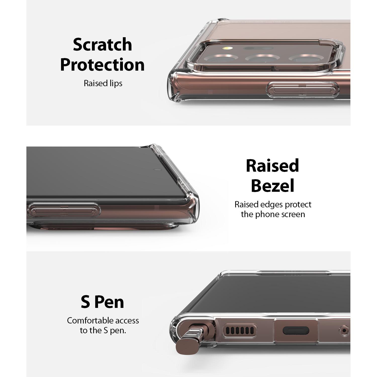 Fusion Case Samsung Galaxy Note 20 Ultra Transparant