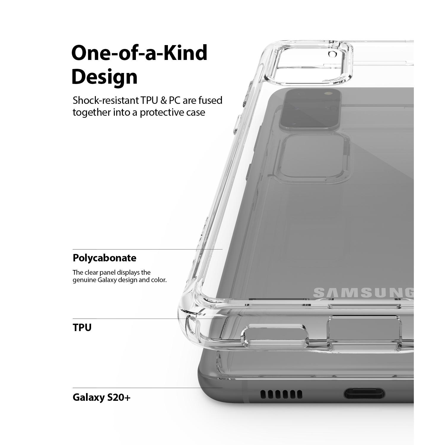 Fusion Case Samsung Galaxy S20 Plus Transparant